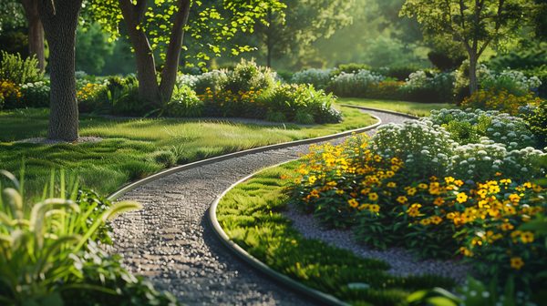 Transformez votre jardin avec des bordures en plastique